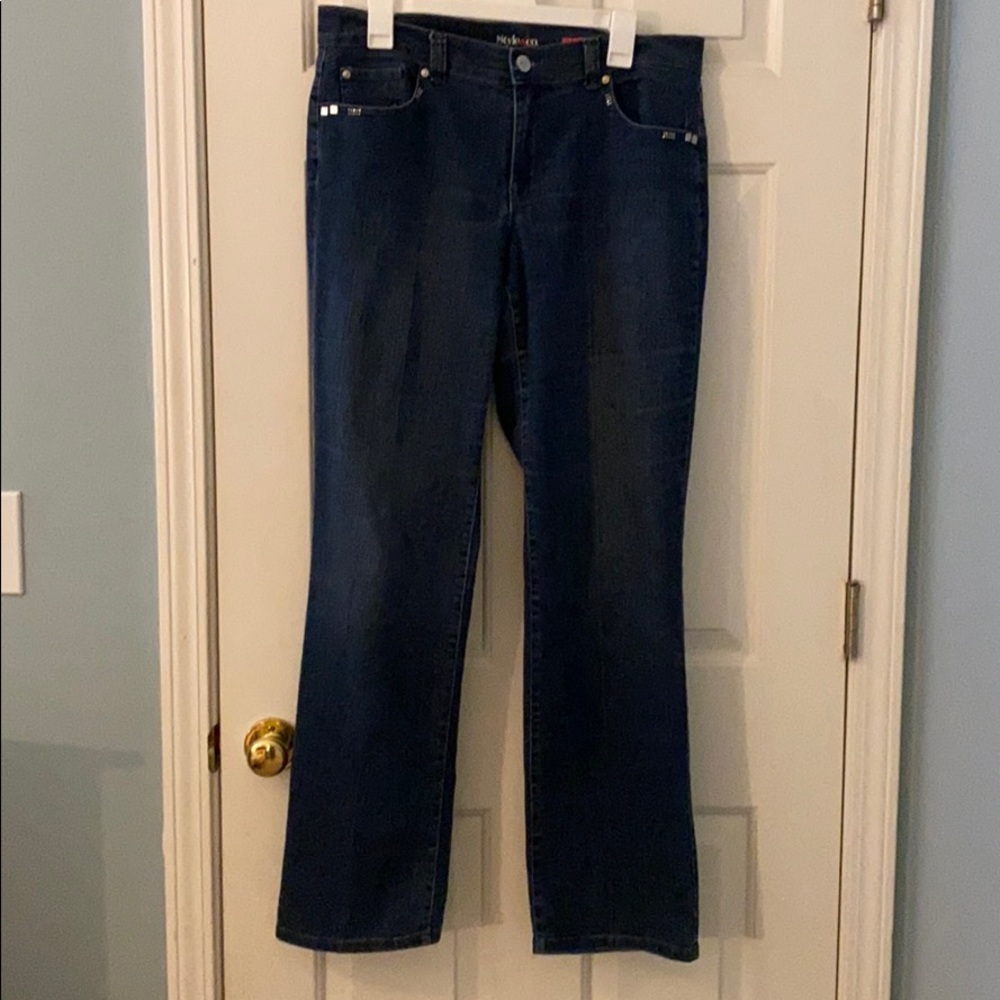 Style & Company curvy women’s 10 wide leg jeans